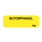 Nevs Label, Butorphanol mg 1/2" x 1-1/2" Yellow w/Black SANTW-0236 - alternate 1
